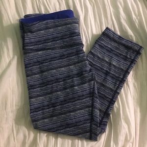 blue/ grey lily lemon leggings